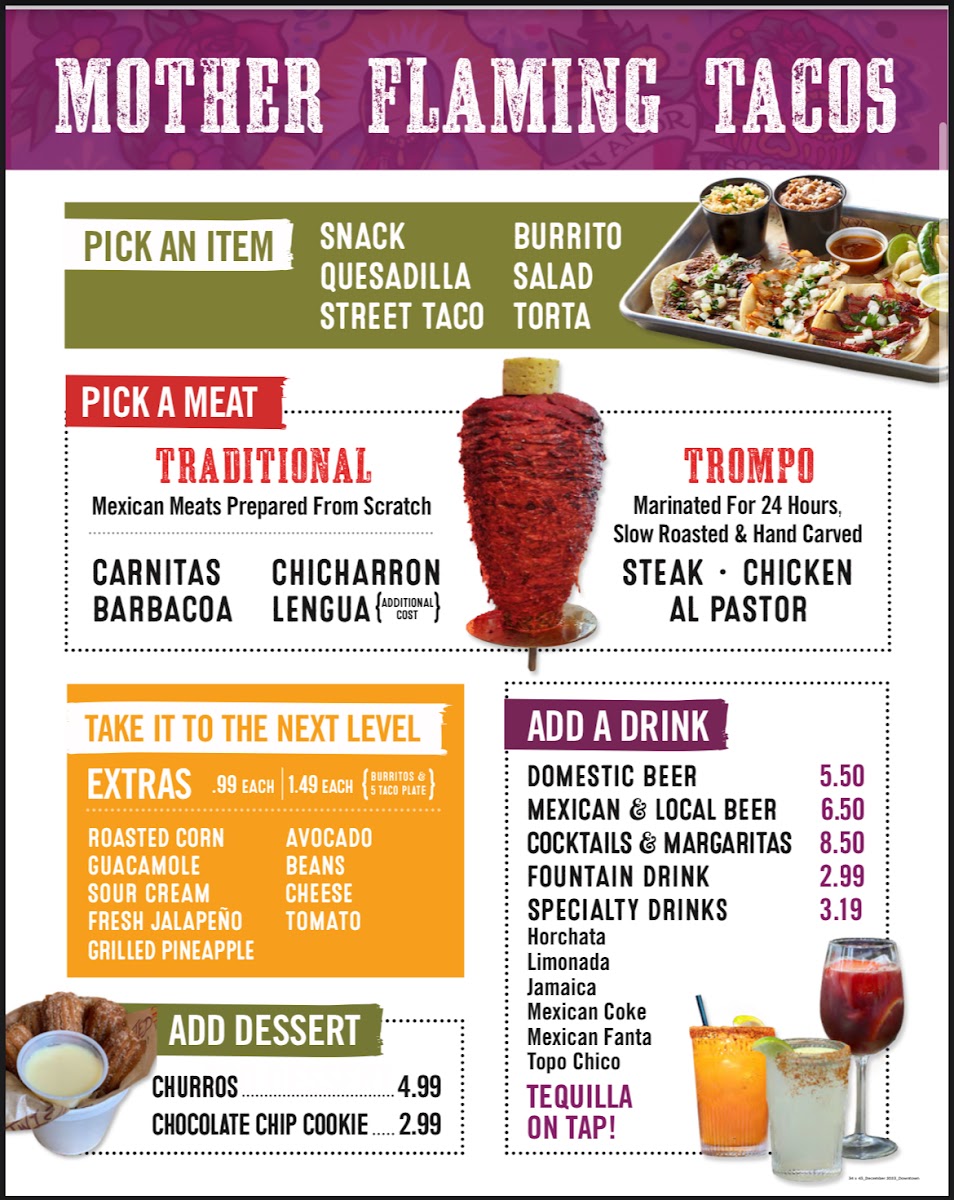 Twisted Trompo Menu - Image 5